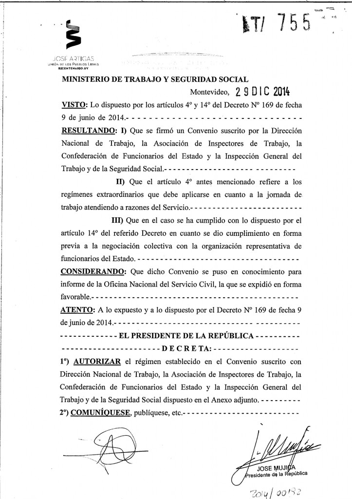 Vencimiento de Convenio con Administracion
