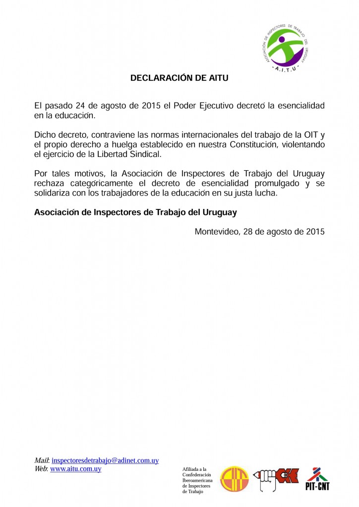 NUESTRA POSICION SOBRE ESENCIALIDAD
