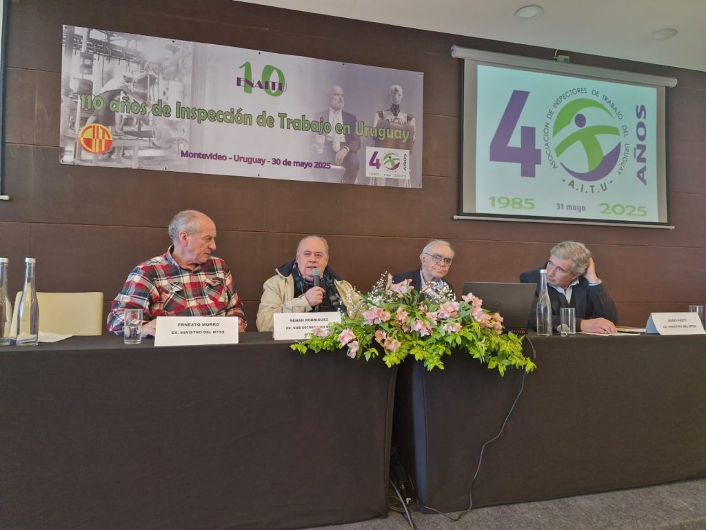 10° ENAITU 110 AÑOS DE INSPECCIÓN DEL TRABAJO  EN URUGUAY